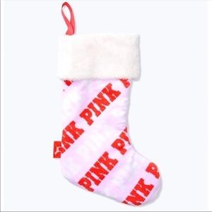 PINK BY VICTORIA SECRET HOLIDAY STOCKING NWT